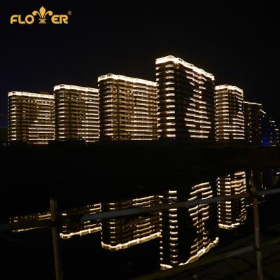 China Waterproof Anti-UV LED Strip Light For Facade Building Decoration Integrated IP68 RGB for sale