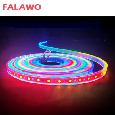 China FALAWO Soft Anti-UV Led Strip RGB 5050 Waterproof IP68 For Building Lighting for sale