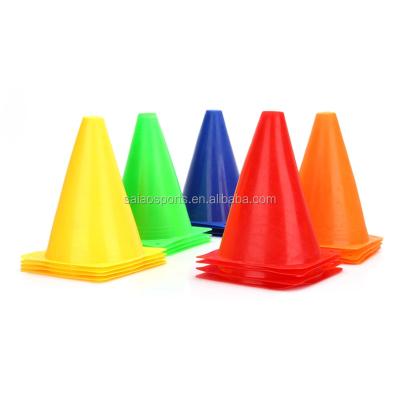 China PP Soccer Training Roadblocks Roadblock Soccer Marker Football Training Cone 18cm 7 Inch for sale