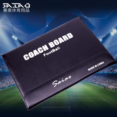 China PVC+composite board 3folding soccerl tactics board with pen, pawns, eraser for sale