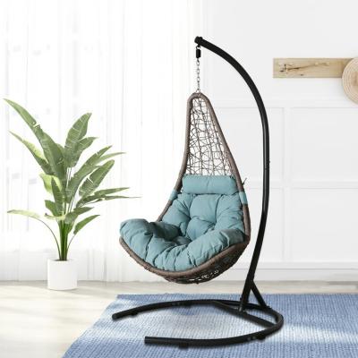 China Eco-friendly strong load bearing capacity swinging chairs hammok chair indoor hanging swing with stand dolna hanging chair for sale