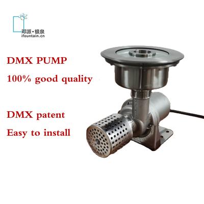 China Modern the latest DC24V dmx512 variable speed programmable laminar jumping jet for water ground feature dry fountain music fountain for sale