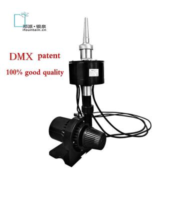 China LANDSCAPE latest dmx512 variable speed dc fountain water park pump with led dmx512 stage light for musical stage fountain for sale