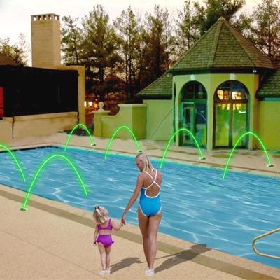 China Laminar jumping jet the latest variable speed DC24V programmable dmx laminar jumping jet for swimming pool pond water fountain for sale