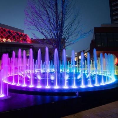 China Stainless steel 304 the latest DC24V dmx512 variable speed programmable fountain pump with system for kids playing dry deck dancing fountain for sale