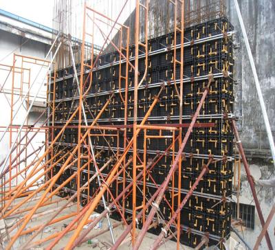 China Modited pp plastic wall formwork 100 times reusable adjustable for sale