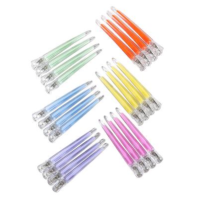 China Paddle Hair Clips for Styling and Sectioning with Professional Silicone Band Hairpins for Women Salon Hair Clips and DIY Accessories for sale