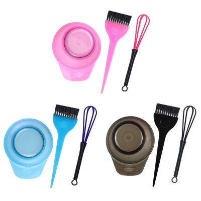 China Comb Mixing Bowl 1 Set Hair Dye Color Mixer Hair Styling Styling Accessories Brush Hairdressing Barber Hair Dye Hair Brush Bowl Set for sale