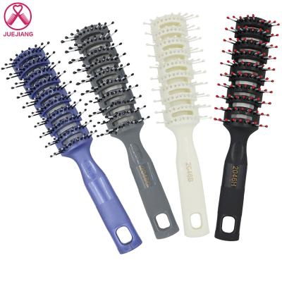 China Salon Hair Massage Hair Brush Nylon Wet Women For Curly Hair Products for sale