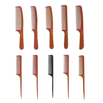 China Home Salon Professional High Quality Hairdressing Comb Anti-Static Bakelite Cutting Comb for sale