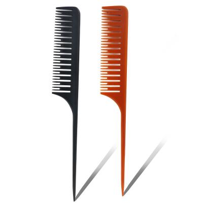 China High Quality Easy Bakelite Handmade Wooden Comb Hair Cutting Comb Hairdressing Tools Anti Static Rat Tail Comb for sale