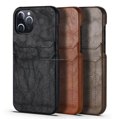 China 100% Eco-friendly Phone Case For Iphone 12 Case Leather Wallet Case With Card Slots Back Cover Wallet Case For Iphone 12 Pro Max for sale