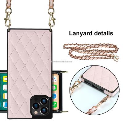 China Polycarbonate Phone Case For Girls Cross - Body Cell Phone Bags And Cases For iphone 12 Pro Max Phone for sale