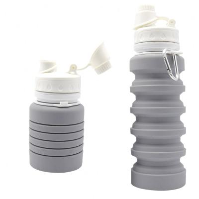 China OEM Stocked Best Promotion Customized Hot Selling Silicone Bottle Outdoor Drinking Folding for sale