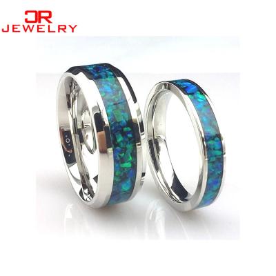 China FASHIONABLE quality and cheap custom semi-precious stones tungsten rings for sale