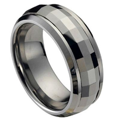 China TUNGSTEN Tungsten Carbide Spinner Rings for sale