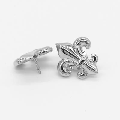 China Custom ALLOY fleur de lis logo lapel pin making deliveries for sale