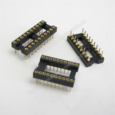 China PCB Header 2x10 Double Array 20 Pin IC Socket 2.54mm SUP IDC IC Female Socket for sale