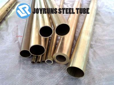 China Calor que intercambia el tubo inconsútil de cobre amarillo de aluminio de la aleación de níquel de cobre de los tubos C7060T JIS H3300 en venta