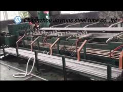 Hydraulic pressure testing stainless steel tube