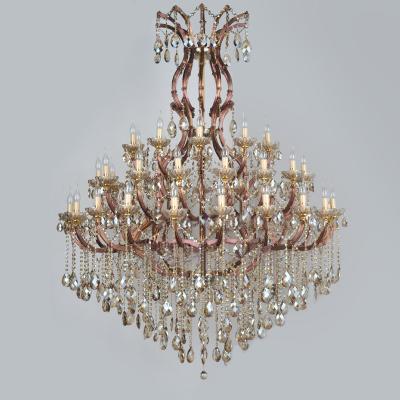 China Modern Gold Maria Theresa Large Crystal Chandeliers by Maria Theresa Chandeliers Large Chandelier for sale