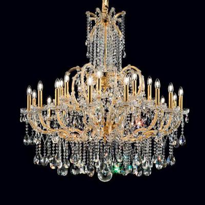 China Maria Theresa Modern Antique Chandelier Tradition Light Fixture Incandescent Chandeliers for sale