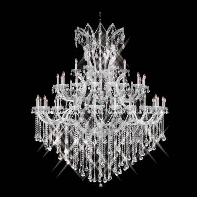 China Diameter Silver Wedding Decorations Lights Modern Luxury Living Room Maria Theresa Crystal Chandelier for sale