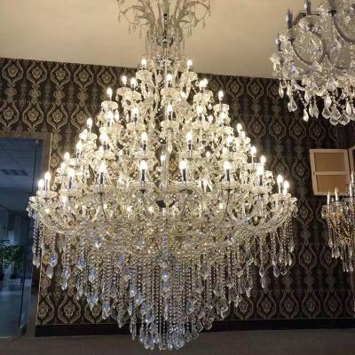 China Maria Theresa Chandelier Modern Gold Hotel Large Crystal Chandeliers Luxury Large Crystal Chandeliers for sale