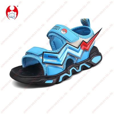 China Other EVA Children Sandals Custom Logo Best Selling Factory Best Stretch Beach Soft Kids Sandals Breathable Top Sport Sandals for sale