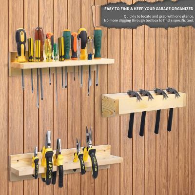 China Modern Workbench Organizer - 3Pack Hammer Rack Small Tools Storage Shelf Wall Tool Holders for sale