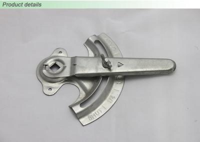 Chine Stampings faits sur commande en métal de canalisation, déclencheur en acier galvanisé/quart de cercle d'amortisseur de la CAHT à vendre