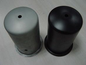 China carbon steel Black anodized deep drawn components of stamping / turning for sale