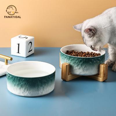 China Amazon Success Pet Driver Marble Bowl Automatic Luxury Pet Model Ceramic Dog Cat Food Water Pets Ceramic Bowls for sale