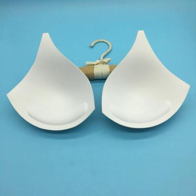 China Push Up Logo White Soft Bra Cup Custom Women's Swimsuit Foam Bra Tight Fit Pads for sale