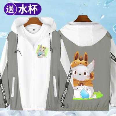 China Totoro Cartoon Totoro Cartoon Light Coat Hayao Miyazaki Derivative Clothes Baby Boy And Girl Summer Protective Breathable Clothes for sale