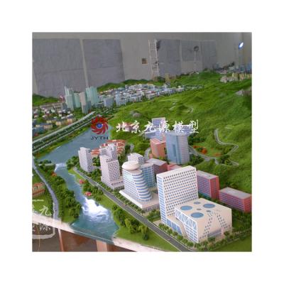 China Customized require area building hi-tech building model maker price architecture 3d scale planning sand table model for sale