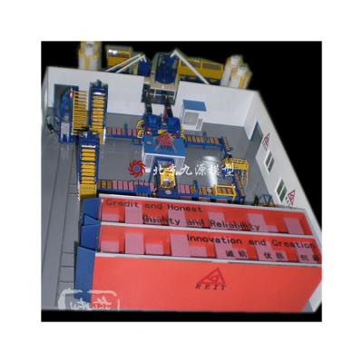 China Customized Require Wholesale Price New Design Custom Sand Table Industrial Model Concrete Production Line for sale