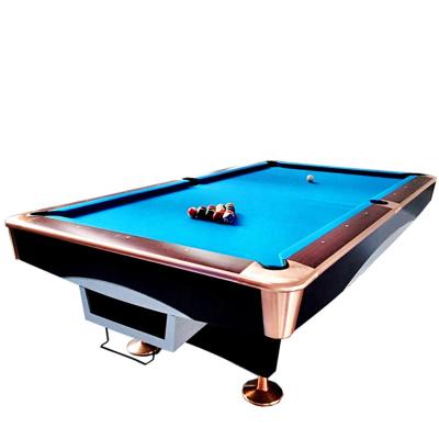 China Balls Auto-Return System Factory! hot sale american pool table, nature cheap slate 8ft 9ft 8 ball billiard set for sale