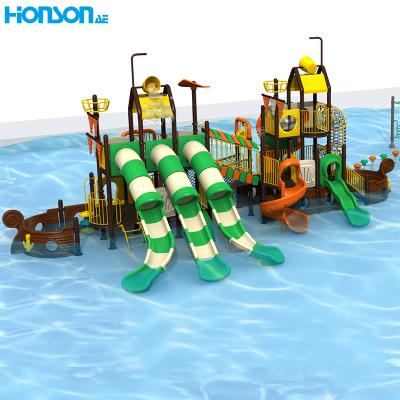 China Ocean Series Kids Playground Plastic Climbing Pool Play Slide Customized Equipment for sale