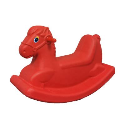 China Outdoor Playground High Quality Decoration Kids Plastic Outdoor Rocking Horse for sale