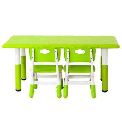 China High Quality Height Adjustable Kids Table Chair Kindergarten Children Furniture Plastic Table Chair. for sale