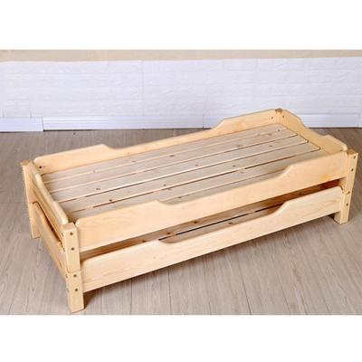 China Wholesale Wooden Kids Modern Home Safe Furniture Bed Solid Wood Single Bunk Kids Single Bed for sale