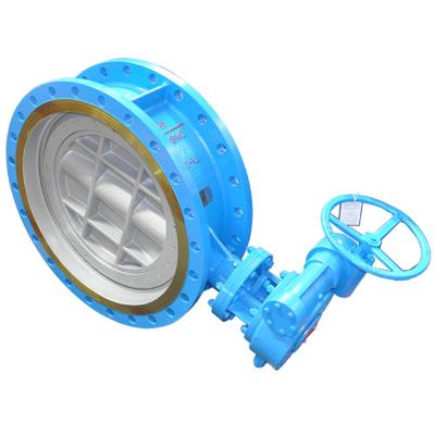 China WCB General Triple Flange Eccentric Butterfly Valve for sale