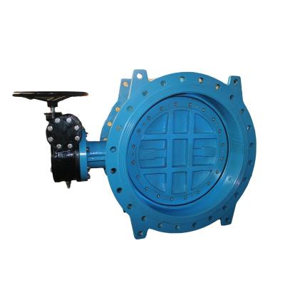 China General Ductile Double Eccentric Iron Flange Butterfly Valve for sale