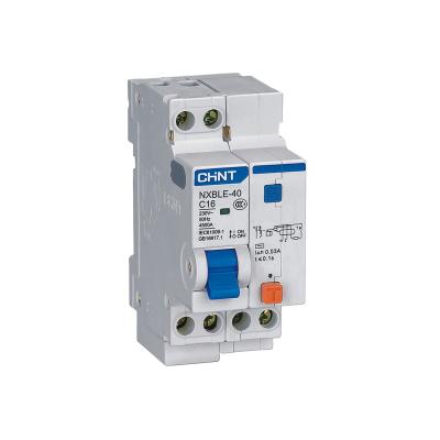 China CHINT CHNT NXBLE-40 Residual Current Operated Circuit Breaker RCBO NXBLE-40 for sale