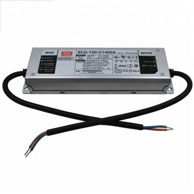 China Meanwell ELG-150-C1400 Power Supply 150W 1400mA Waterproof AC DC 1400ma 150w IP67 Constant Current Led Driver ELG-150-C1400 for sale