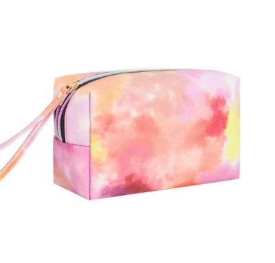 China Wholesale ladies custom paint storage bag PU makeup bag then hand wash bag creative colorful multifunctional bag for sale