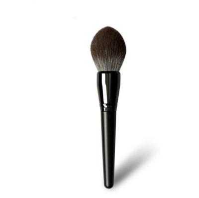 China Wholesale Simple Long Pole Big Handle Makeup Brush Makeup Brush General Black Simple Wooden High Gloss Repair Brush for sale