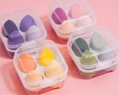 China FACE Beauty Squash Water Drop Color Makeup Egg Cushion Sponge Powder Puff Dry and Wet for sale