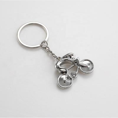 China Gift Jia Wei high quality wholesale custom logo metal keychain 3d bike key fob  Business Gifts for sale